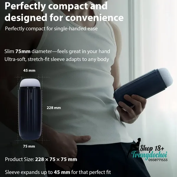 Svakom SAM NEO 2 PRO Máy Thủ Dâm Tự Động Rung Bú Sưởi Ấm Điều Khiển App