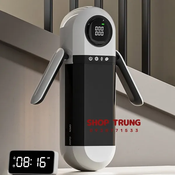 Máy Thủ Dâm Small C Tự Động Thụt & Mút Có Màn Hình LCD