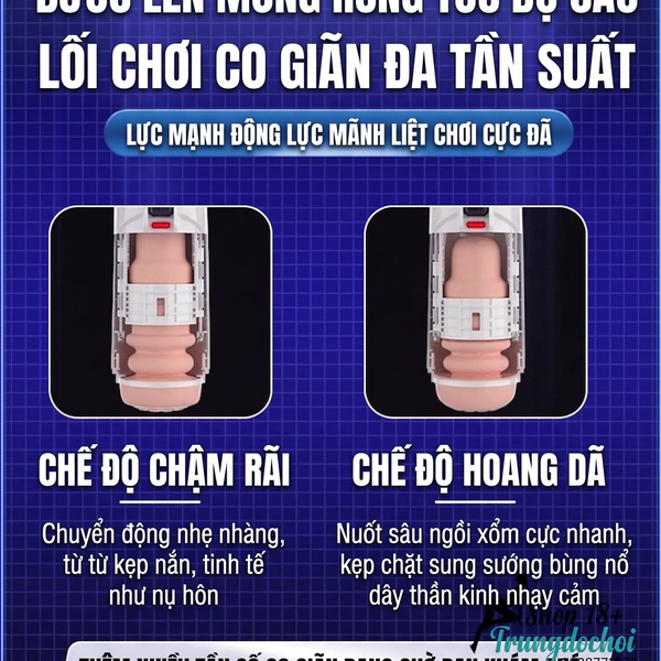 Máy Thủ Dâm Điện Tử Space Cup Sưởi Ấm 40°C, Giọng Nói 3 Ngôn Ngữ