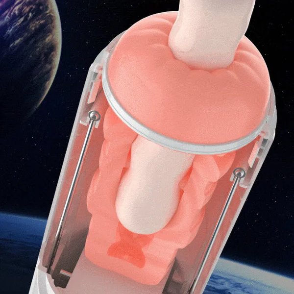 Máy Thủ Dâm Điện Tử Space Cup Sưởi Ấm 40°C, Giọng Nói 3 Ngôn Ngữ