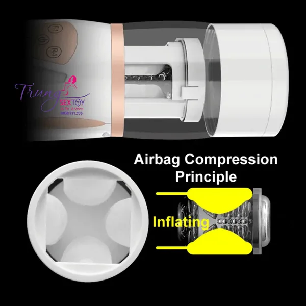 Máy Thủ Dâm Rung Thụt TeleScopic AirBag Người Bạn Tình Hoàn Hảo