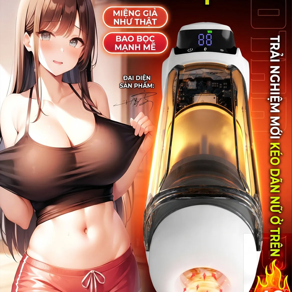 ManMiao Quantum Pulse Máy Thủ Dâm 3in1 Thụt Hút Siêu Mạnh 7300 RPM