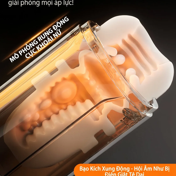 ManMiao Quantum Pulse Máy Thủ Dâm 3in1 Thụt Hút Siêu Mạnh 7300 RPM