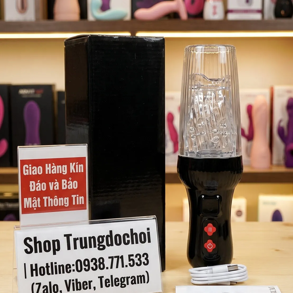 Máy Thủ Dâm Tự Động Xoay Thụt Xuyên Thấu Nhìn Thấy Rõ, Yên Tâm Hơn