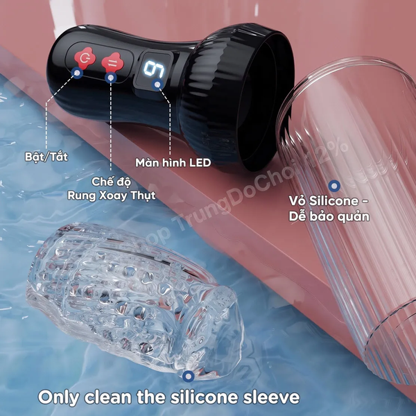 Máy Thủ Dâm Tự Động Xoay Thụt Xuyên Thấu Nhìn Thấy Rõ, Yên Tâm Hơn