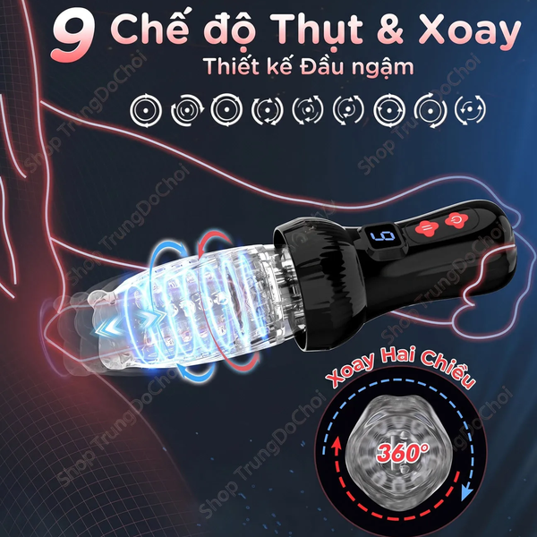 Máy Thủ Dâm Tự Động Xoay Thụt Xuyên Thấu Nhìn Thấy Rõ, Yên Tâm Hơn