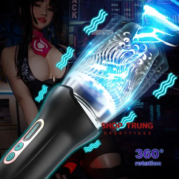 Máy tự sướng Touch Girl  xoay và thụt chuyên bú mút dành cho nam