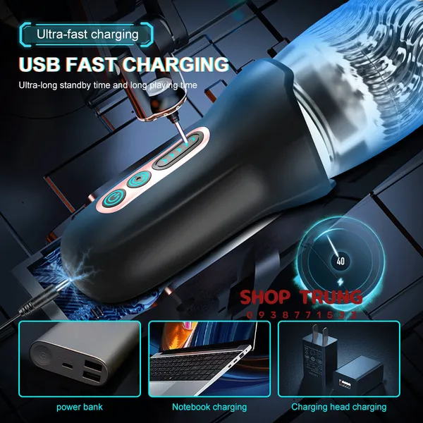 Máy tự sướng Touch Girl  xoay và thụt chuyên bú mút dành cho nam