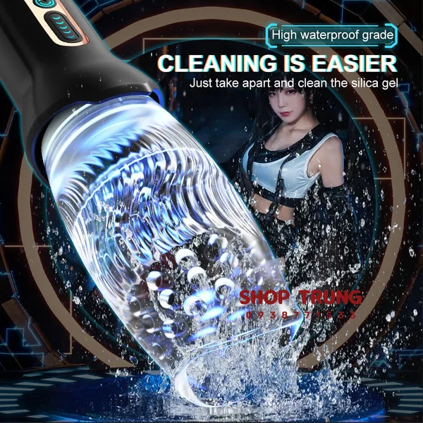 Máy tự sướng Touch Girl  xoay và thụt chuyên bú mút dành cho nam