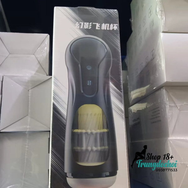 Máy Thủ Dâm Tự Động Phantom Co Giãn 35mm, Rung Mạnh, Giọng Nói Tương Tác
