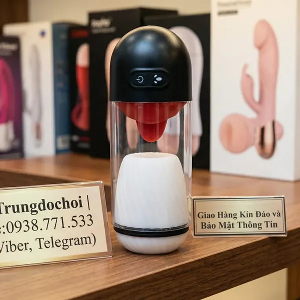 Máy Thủ Dâm Xoay 360° Kết Nối App Trải Nghiệm Cá Nhân Hoá Không Giới Hạn