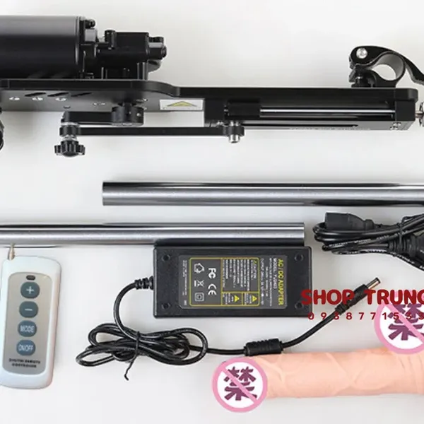 Máy Tình Dục Tự Động Khung Hợp Kim Nhôm - Điều Khiển Qua App & Remote