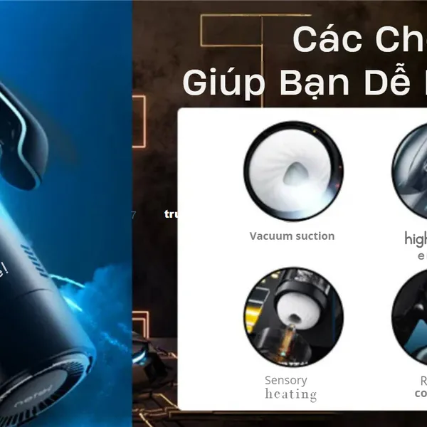 Máy Thủ Dâm Co Thắc Tự Động Cao Cấp Leten Thrusting Pro