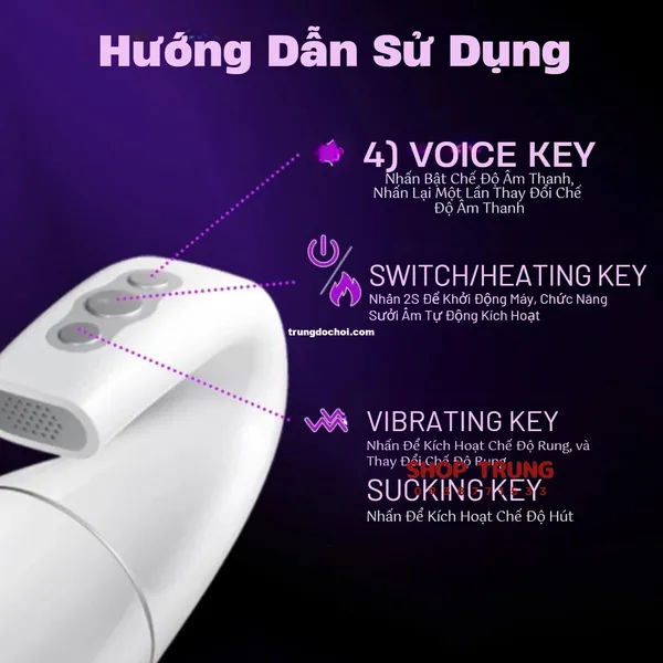 Máy Thủ Dâm Swan 7 Chế Độ Rung Bú Mút Tự Động 2024