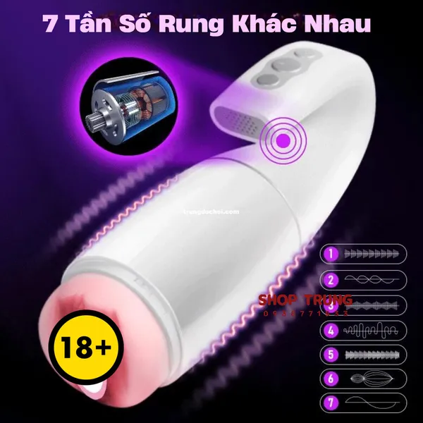 Máy Thủ Dâm Swan 7 Chế Độ Rung Bú Mút Tự Động 2024