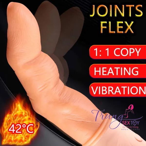 Ngón Tay Silicon Rung Siêu Mạnh Móc Cua Cực Kỳ Sướng Nhé Các Bạn