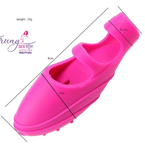 Ngón tay rung mini khiến nước nôi của nàng tràn trề