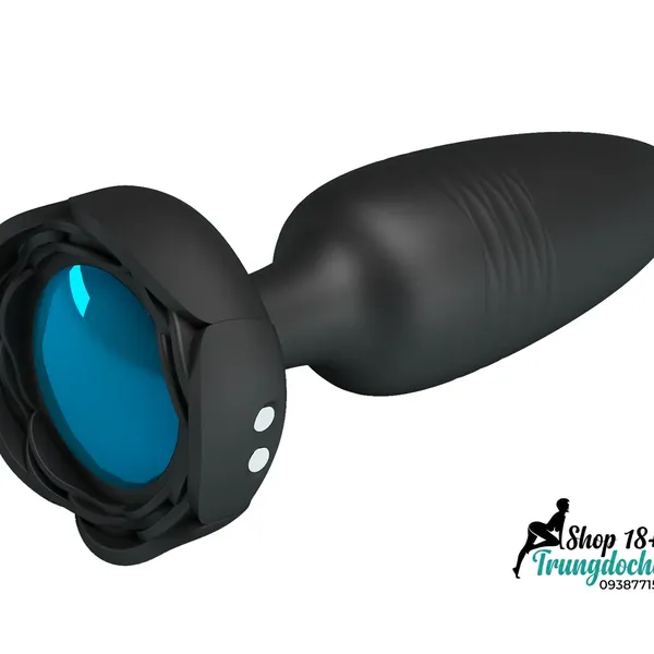 Nút Hậu Môn Rung Thụt Pretty Love Tarion: Đầu Thuôn Dễ Đưa Vào, Đế LED Phát Sáng 5 Màu Lung Linh