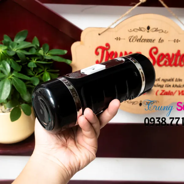 Dụng cụ thủ dâm hai đầu có rung và âm thanh cực phê 