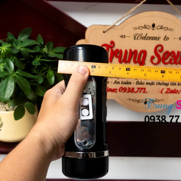Dụng cụ thủ dâm hai đầu có rung và âm thanh cực phê 