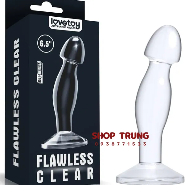  Phích Cắm Tuyến Tiền Liệt Trong Suốt Lovetoy Khám Phá Cực Khoái 
