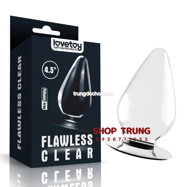 Khám Phá Cung Bậc Khoái Cảm Mới Với Phích Cắm Hậu Môn Lovetoy 6cm Trong Suốt