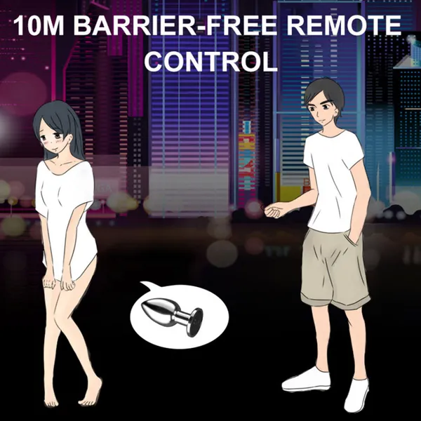 Trải nghiệm với siêu phẩm hậu môn kim loại điều khiển từ xa