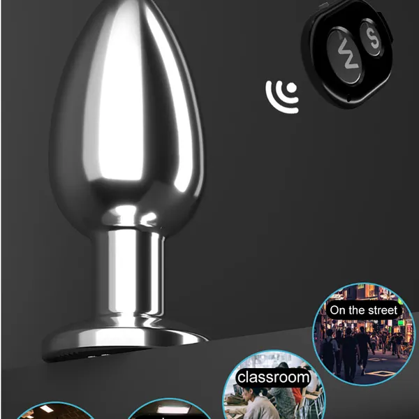 Trải nghiệm với siêu phẩm hậu môn kim loại điều khiển từ xa