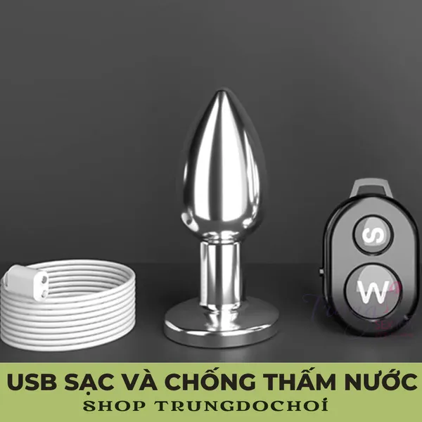 Trải nghiệm với siêu phẩm hậu môn kim loại điều khiển từ xa