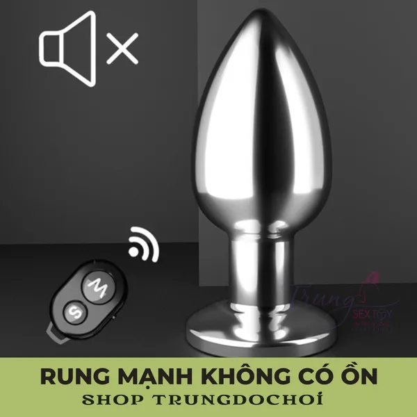 Trải nghiệm với siêu phẩm hậu môn kim loại điều khiển từ xa