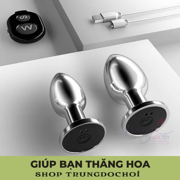 Trải nghiệm với siêu phẩm hậu môn kim loại điều khiển từ xa