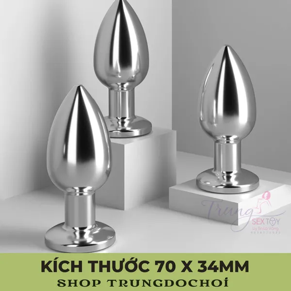 Trải nghiệm với siêu phẩm hậu môn kim loại điều khiển từ xa