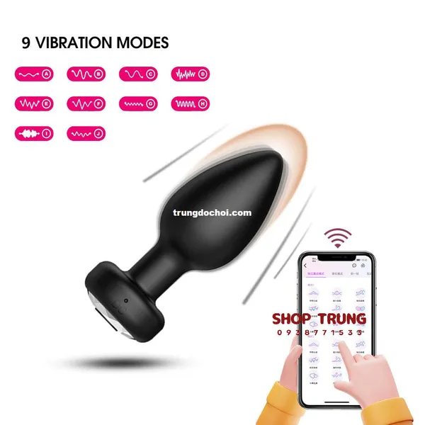 Nâng cao khoái cảm với phích cắm hậu môn điều khiển từ xa mới 2025