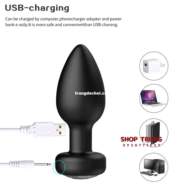 Nâng cao khoái cảm với phích cắm hậu môn điều khiển từ xa mới 2025