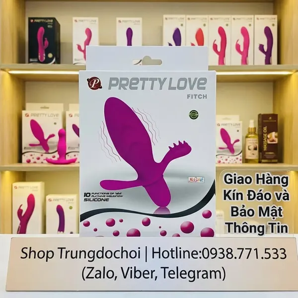 Phích Rung Hậu Môn Mini Prettylove Fitch Kích Thích Điểm P & Tầng Sinh Môn Đồng Thời
