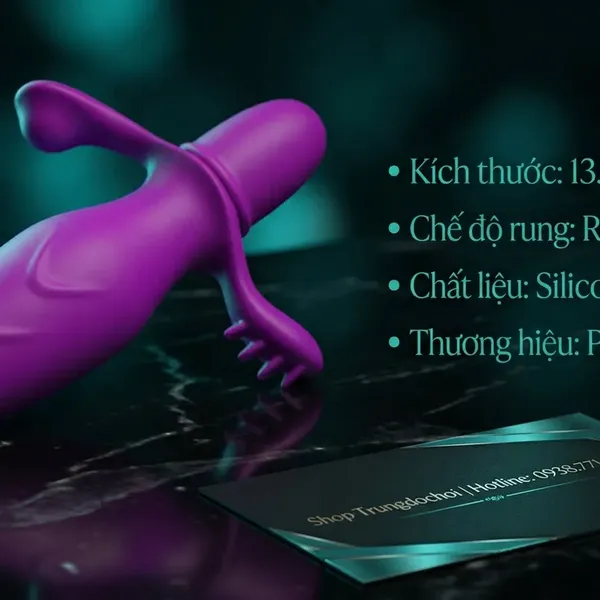 Phích Rung Hậu Môn Mini Prettylove Fitch Kích Thích Điểm P & Tầng Sinh Môn Đồng Thời