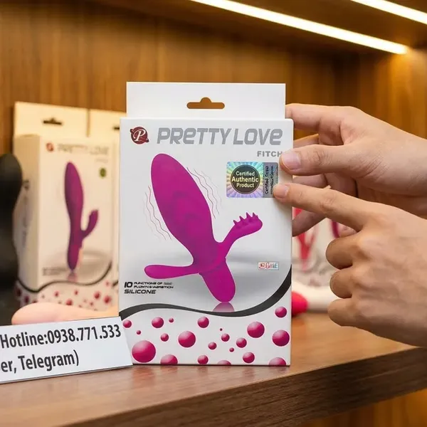 Phích Rung Hậu Môn Mini Prettylove Fitch Kích Thích Điểm P & Tầng Sinh Môn Đồng Thời