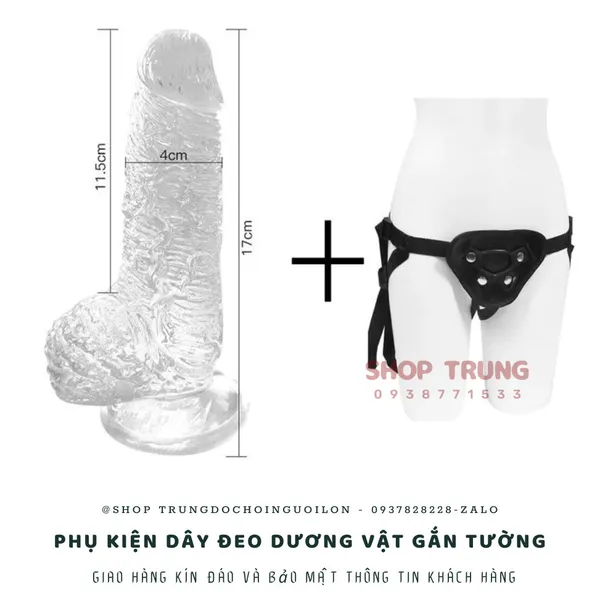 Phụ kiện đai đeo dương vật - có thể gắn mọi dương vật gắn tường