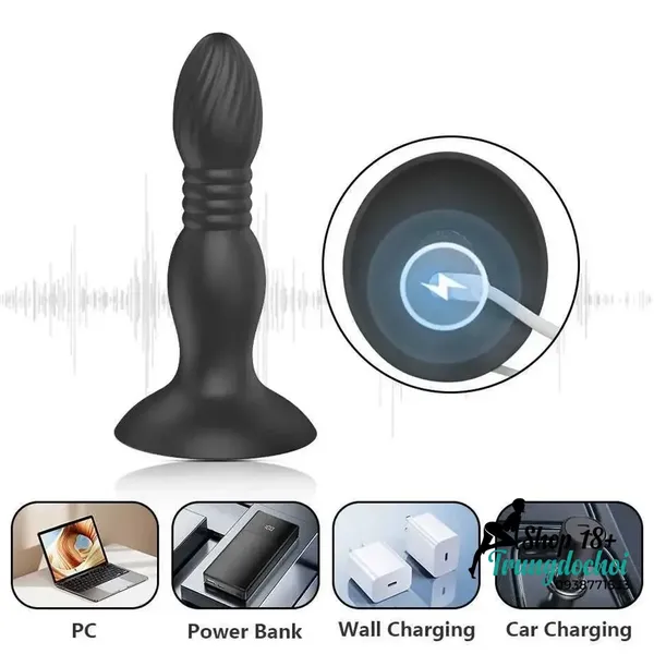 Plug Rung Thụt GS463 Máy Massage Tuyến Tiền Liệt Điều Khiển App Bluetooth