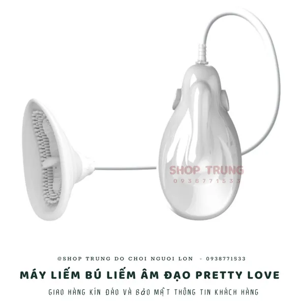 Máy liếm bú liếm âm đạo Pretty Love Suction Massage