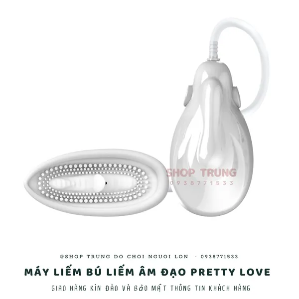 Máy liếm bú liếm âm đạo Pretty Love Suction Massage