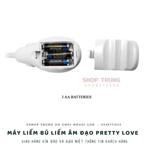 Máy liếm bú liếm âm đạo Pretty Love Suction Massage
