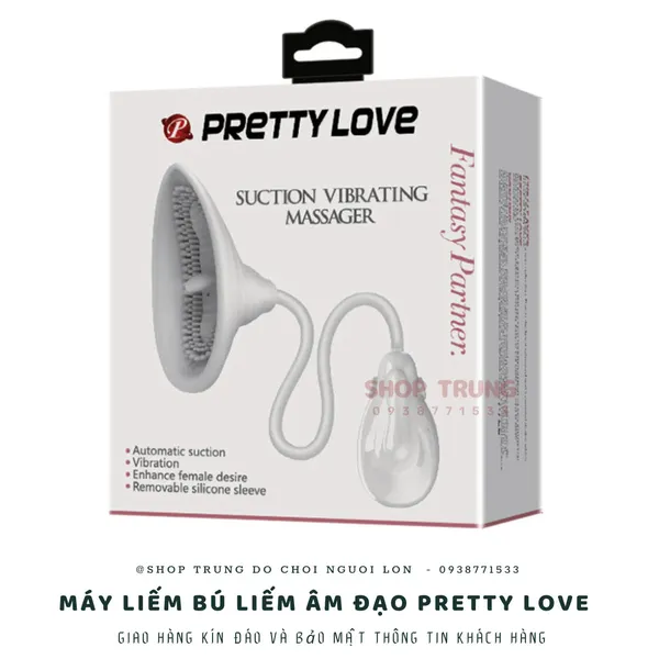 Máy liếm bú liếm âm đạo Pretty Love Suction Massage