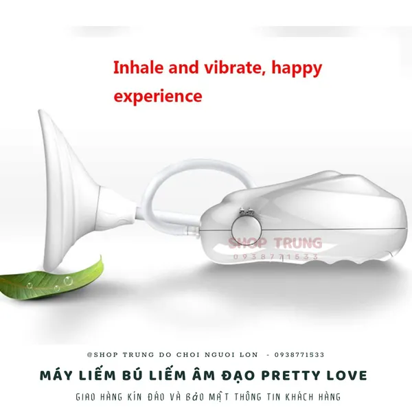 Máy liếm bú liếm âm đạo Pretty Love Suction Massage