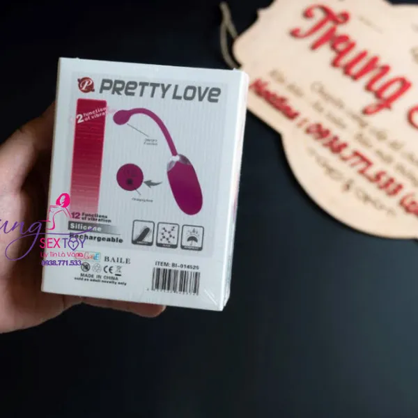 Trứng Rung Tình Yêu Chính Hãng Prettylove Brook Cực Mềm Mịn