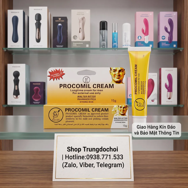 Kem Bôi Procomil Cream (Đức) — Hỗ Trợ Kéo Dài Thời Gian 15g