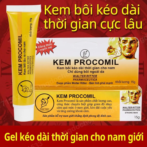 Kem Bôi Procomil Cream (Đức) — Hỗ Trợ Kéo Dài Thời Gian 15g