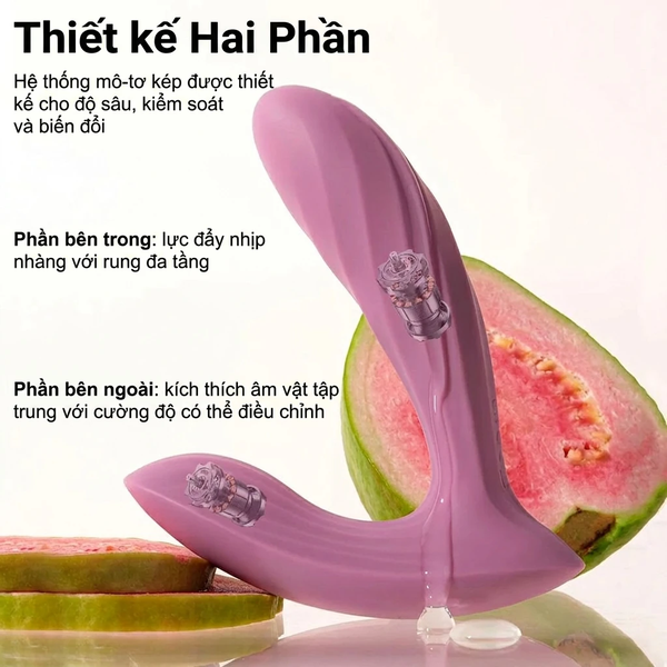 Svakom Erica Plus - Máy Rung Đeo Quần Lót, Động Cơ Kép Thụt Điểm G