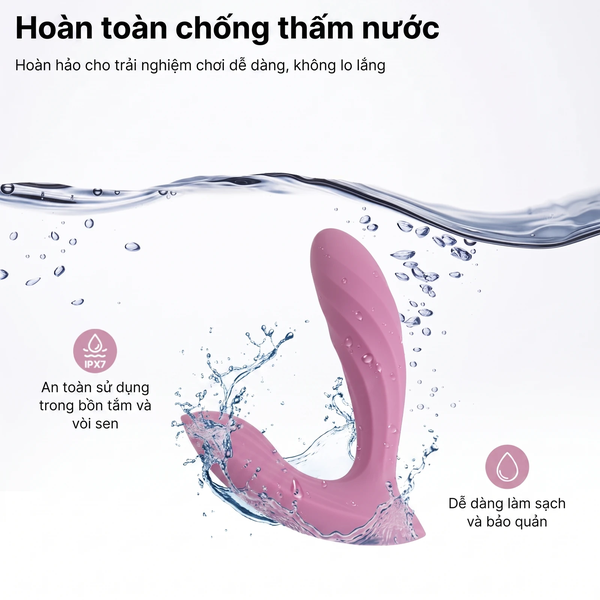 Svakom Erica Plus - Máy Rung Đeo Quần Lót, Động Cơ Kép Thụt Điểm G