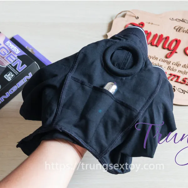 Quần Short Đeo Dương Vật Unisex Lovetoy Vải Cotton Co Giãn Cực Tốt